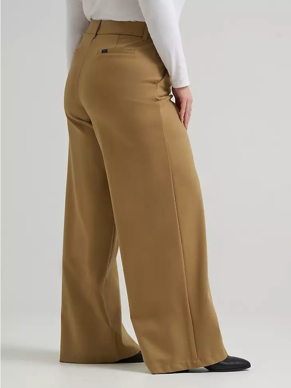 LEE Ultra Lux Comfort Any Wear Mid-Rise Wide Leg Pant Size 12L